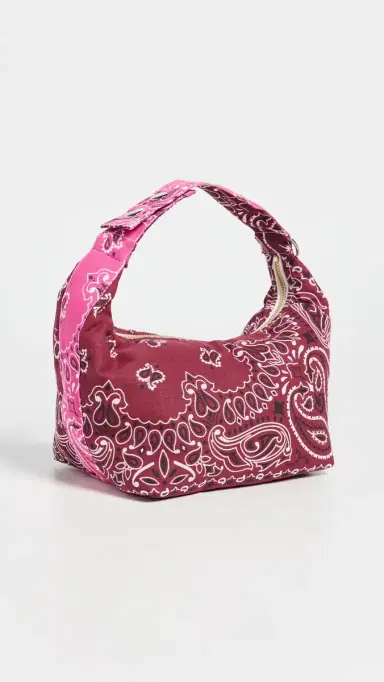 CALL IT BY YOUR NAME Mini Berlingot Bag Bordeaux/Fuchsia One Size | Thumbnail 4