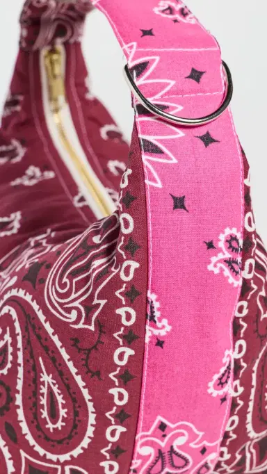 CALL IT BY YOUR NAME Mini Berlingot Bag Bordeaux/Fuchsia One Size | Thumbnail 5
