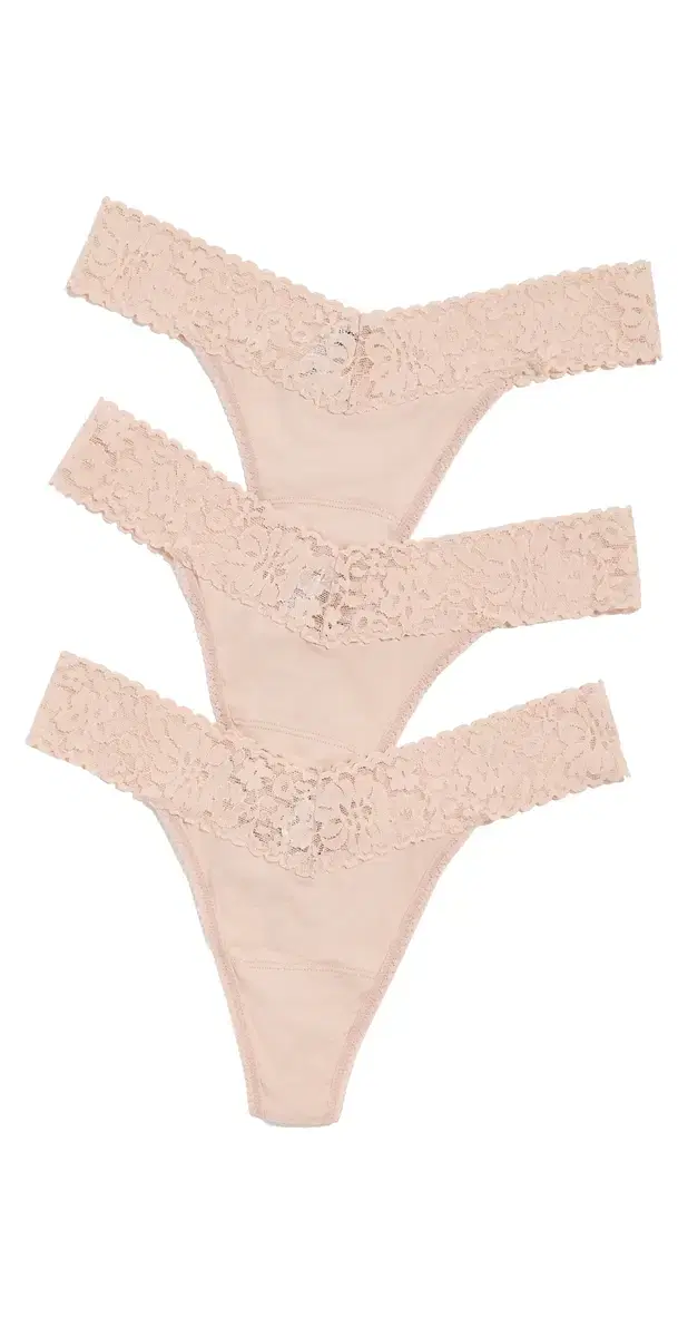 Dreamease Original Rise Thong 3 Pack Chai One Size