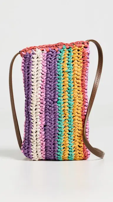 Faherty Straw Stripe Crossbody Bag | Thumbnail 2