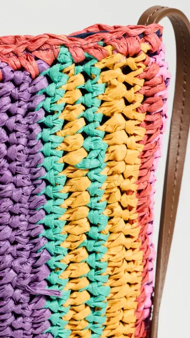 Faherty Straw Stripe Crossbody Bag | Thumbnail 5