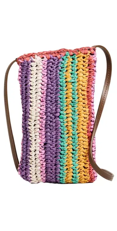 Faherty Straw Stripe Crossbody Bag | Thumbnail 1