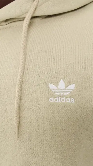 Adidas Trefoil Essentials Hoodie Stone Khaki M | Thumbnail 6