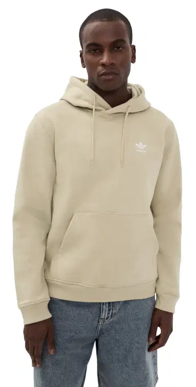 Adidas Trefoil Essentials Hoodie Stone Khaki M | Thumbnail 1