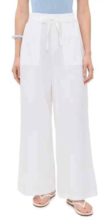 Splendid Mallory Poplin Pants White | Thumbnail 1