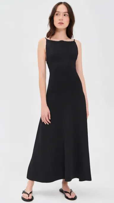 Theory Square Neck Maxi Dress | Thumbnail 2 Theory Square Neck Maxi Dress | Thumbnail 2