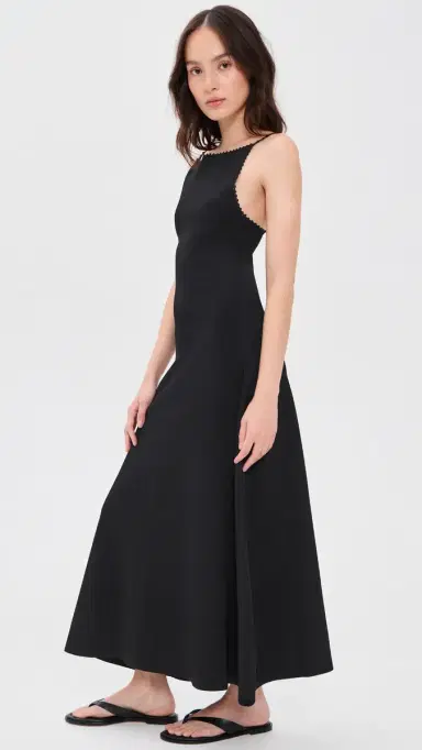 Theory Square Neck Maxi Dress | Thumbnail 4 Theory Square Neck Maxi Dress | Thumbnail 4