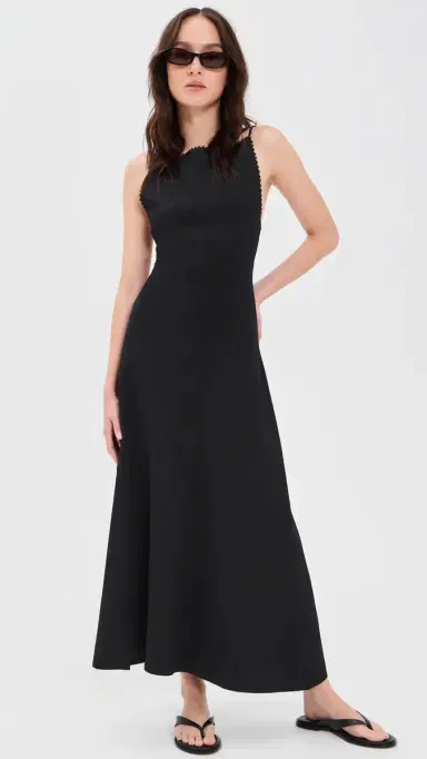 Theory Square Neck Maxi Dress | Thumbnail 5 Theory Square Neck Maxi Dress | Thumbnail 5