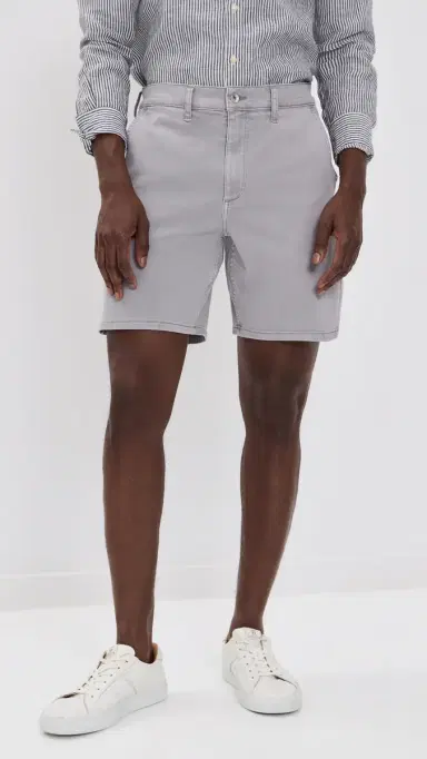 rag & bone Classic Aero Stretch Shorts 8 Bedford Grey 38 | Thumbnail 2