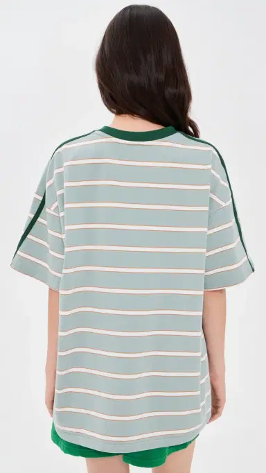 Ciao Ciao Vacation Delfino Core Tee Blue Stripe | Thumbnail 3