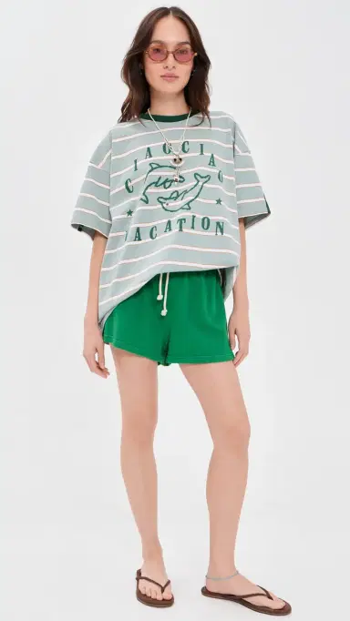 Ciao Ciao Vacation Delfino Core Tee Blue Stripe | Thumbnail 5