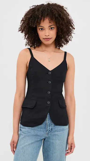 Faherty Sun Strider Milo Vest Black | Thumbnail 2 Faherty Sun Strider Milo Vest Black | Thumbnail 2