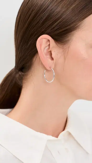 Jennifer Fisher Thread Mini Hoops | Thumbnail 3 Jennifer Fisher Thread Mini Hoops | Thumbnail 3