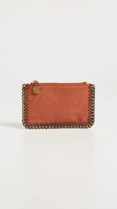 Stella McCartney Falabella Faux Shaggy Deer Zip Card Holder | Thumbnail 2