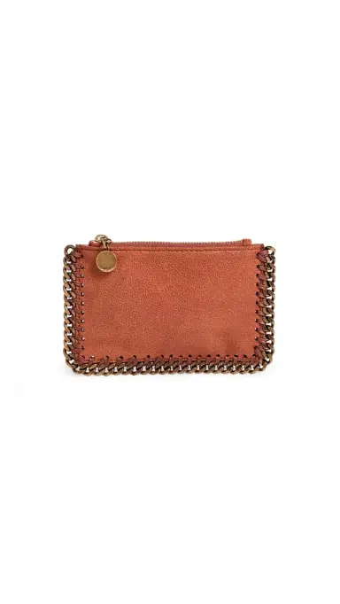 Stella McCartney Falabella Faux Shaggy Deer Zip Card Holder | Thumbnail 6