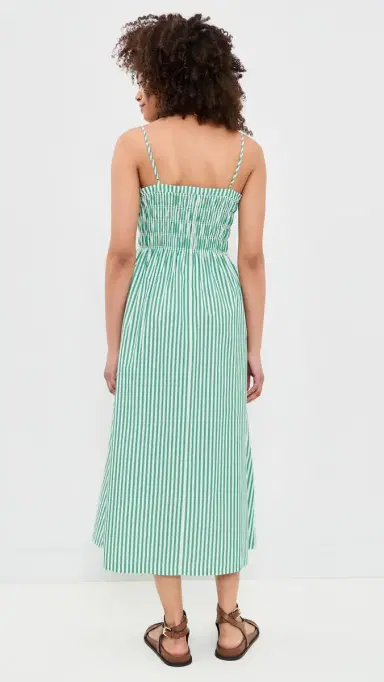 RAILS Primrose Dress Emerald tripe | Thumbnail 3 RAILS Primrose Dress Emerald tripe | Thumbnail 3