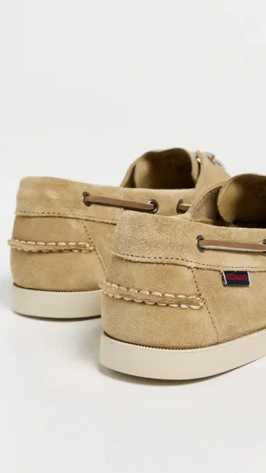 Sebago Portland Flesh Out Suede Boat Shoes Beige Paint 9 | Thumbnail 3 Sebago Portland Flesh Out Suede Boat Shoes Beige Paint 9 | Thumbnail 3