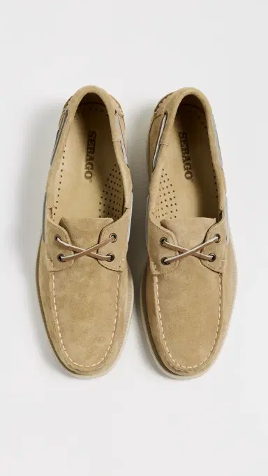 Sebago Portland Flesh Out Suede Boat Shoes Beige Paint 9 | Thumbnail 4 Sebago Portland Flesh Out Suede Boat Shoes Beige Paint 9 | Thumbnail 4