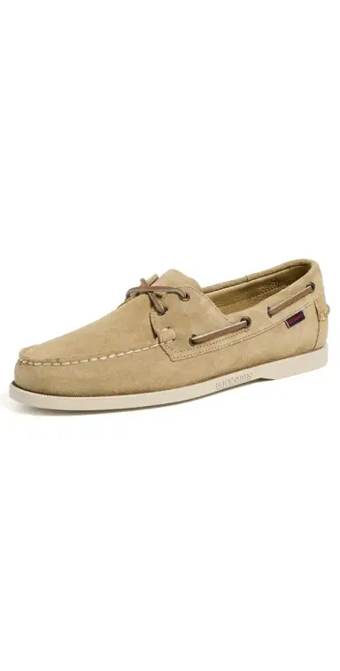 Sebago Portland Flesh Out Suede Boat Shoes Beige Paint 9 | Thumbnail 1 Sebago Portland Flesh Out Suede Boat Shoes Beige Paint 9 | Thumbnail 1