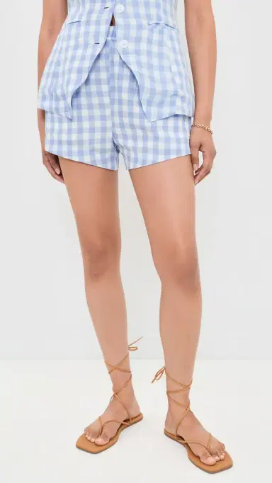 BLANKNYC Beach Picnic Shorts Blue Combo | Thumbnail 2