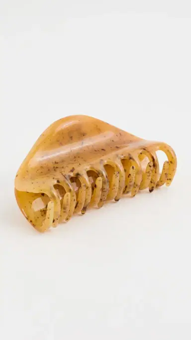 LELET NY Bleecker Claw Clip Caramel Tortoise One Size | Thumbnail 2