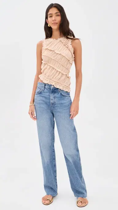 Free People Pink Sands Smocked Top Pink Sands | Thumbnail 5