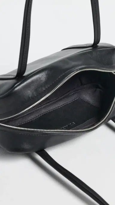 St. Agni Petit Dual Zip Shoulder Bag Black One Size | Thumbnail 6