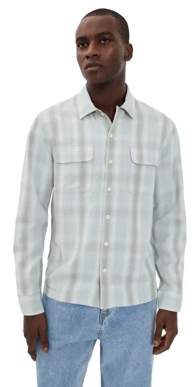 Taylor Stitch The Shore Shirt Fog Check 44 | Thumbnail 1