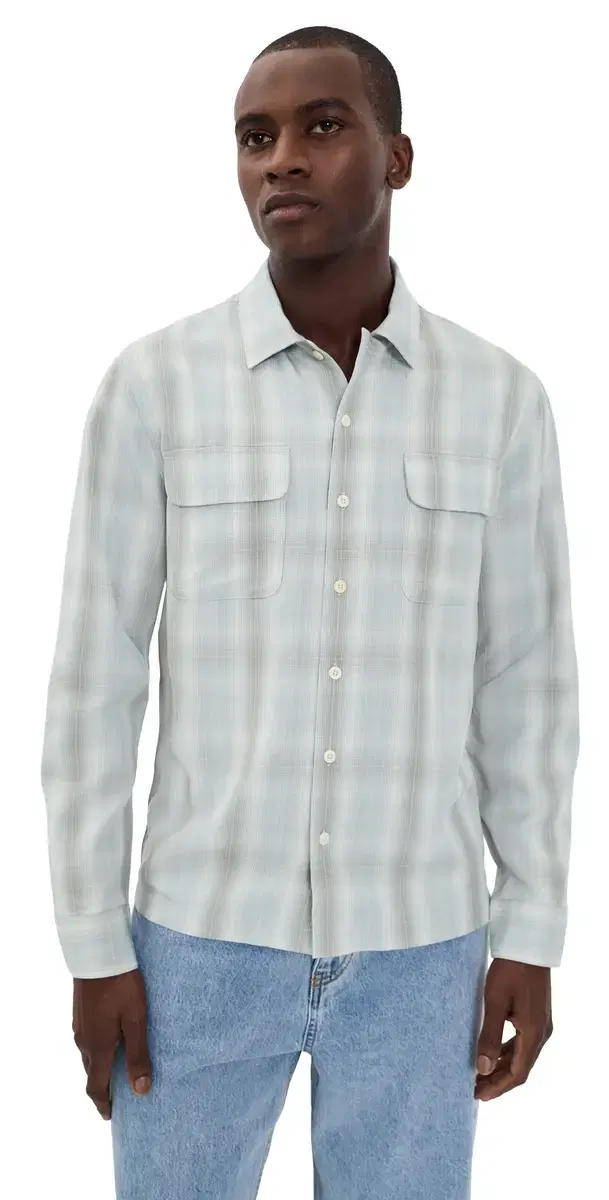 Taylor Stitch The Shore Shirt Fog Check