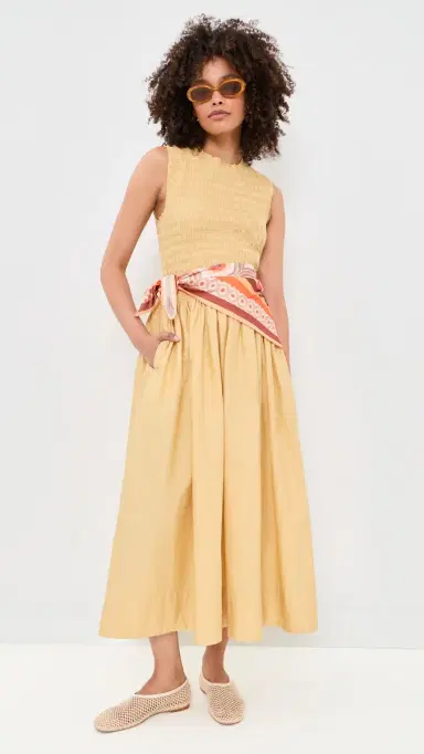 Pistola Gladys Dress Light Turmeric M | Thumbnail 5 Pistola Gladys Dress Light Turmeric M | Thumbnail 5