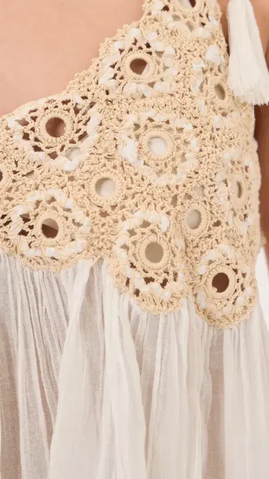 Ulla Johnson Tula Coverup Dress Creme | Thumbnail 6 Ulla Johnson Tula Coverup Dress Creme | Thumbnail 6