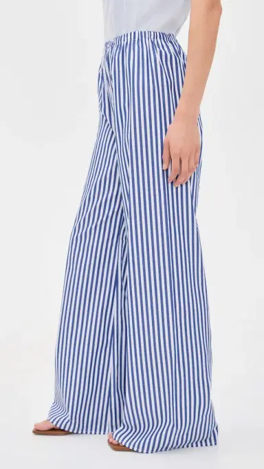 La Ligne Striped Pants Cobalt/White L | Thumbnail 4