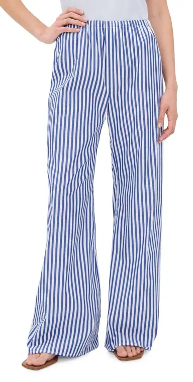 La Ligne Striped Pants Cobalt/White L | Thumbnail 1