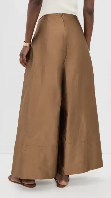 CHAN LUU Techno Taffeta Trousers Bronze | Thumbnail 3