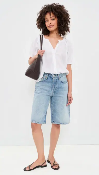 Faherty Voile Lettie Top White | Thumbnail 5