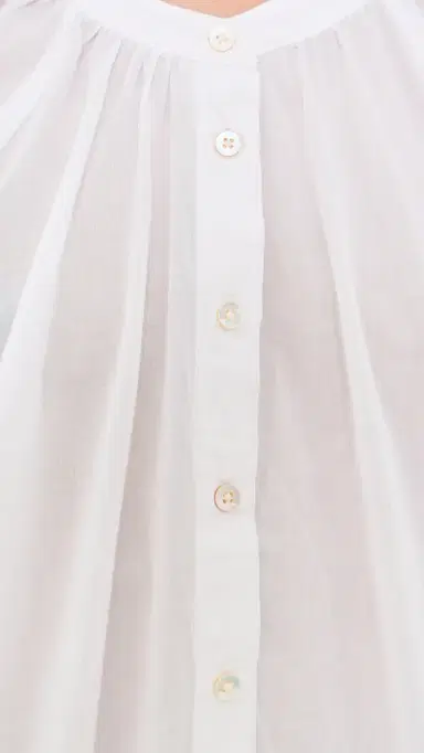 Faherty Voile Lettie Top White | Thumbnail 6