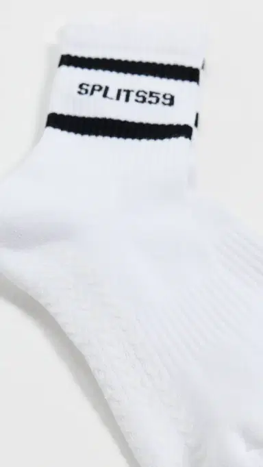 Splits59 Logo Stripe Quarter Socks with Grip | Thumbnail 3