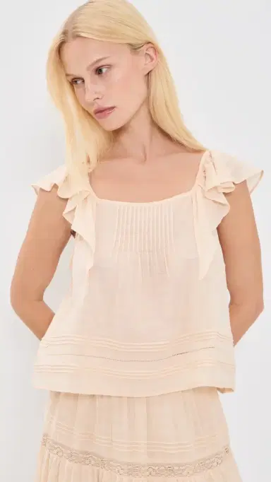 PAIGE Oaks Top Light Peach Light Peach S | Thumbnail 2