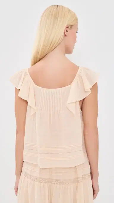 PAIGE Oaks Top Light Peach Light Peach S | Thumbnail 3