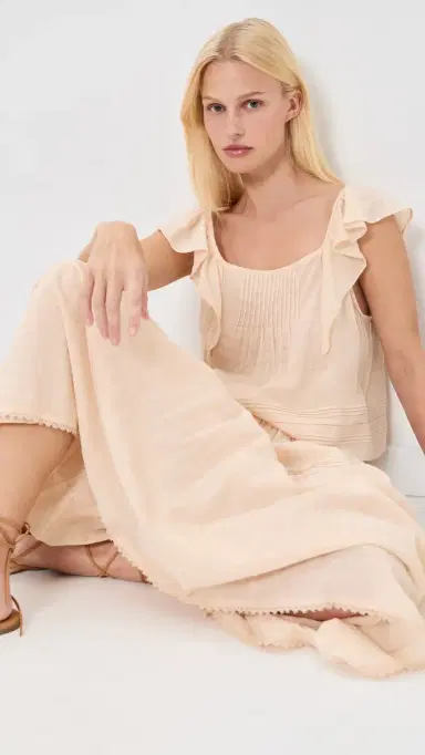 PAIGE Oaks Top Light Peach Light Peach S | Thumbnail 6