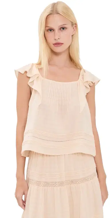 PAIGE Oaks Top Light Peach Light Peach S | Thumbnail 1