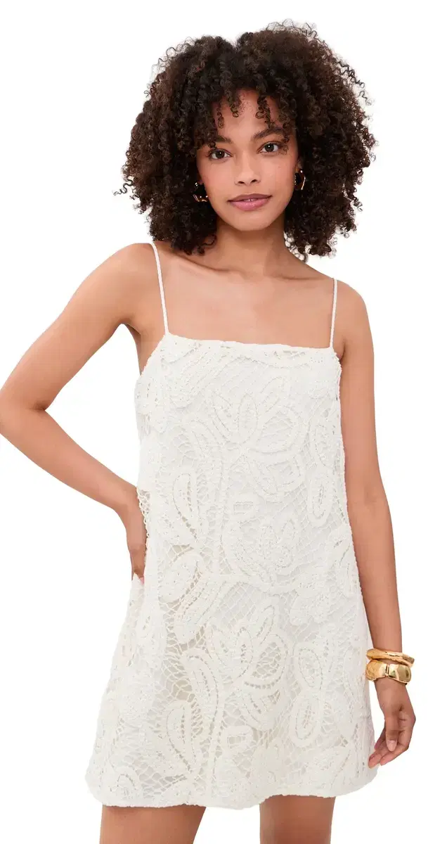 La Dolce Mini Dress White