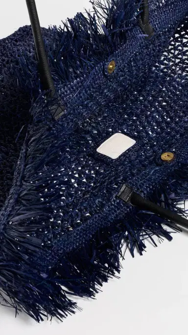 BTB Los Angeles Trina Fringe Tote Navy One Size | Thumbnail 6 BTB Los Angeles Trina Fringe Tote Navy One Size | Thumbnail 6