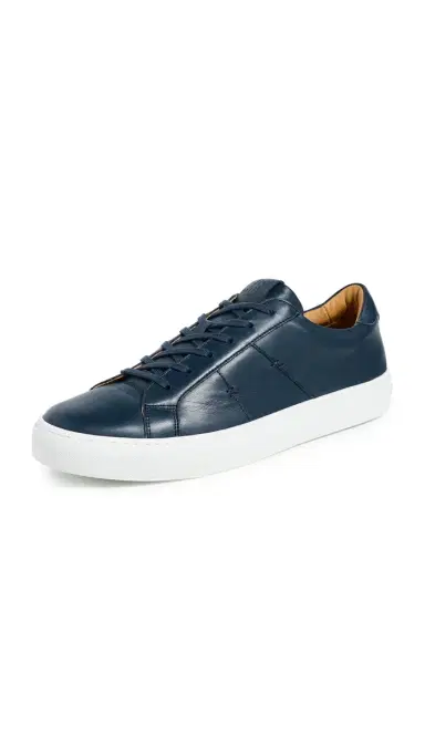 GREATS Royale 2.0 Leather Sneakers Navy 8 | Thumbnail 6