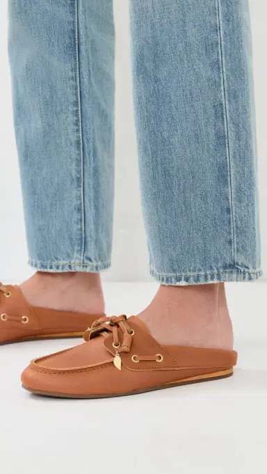 Ancient Greek Sandals Naveta Boat Shoe Mules | Thumbnail 3 Ancient Greek Sandals Naveta Boat Shoe Mules | Thumbnail 3
