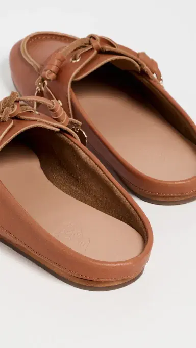 Ancient Greek Sandals Naveta Boat Shoe Mules | Thumbnail 4 Ancient Greek Sandals Naveta Boat Shoe Mules | Thumbnail 4