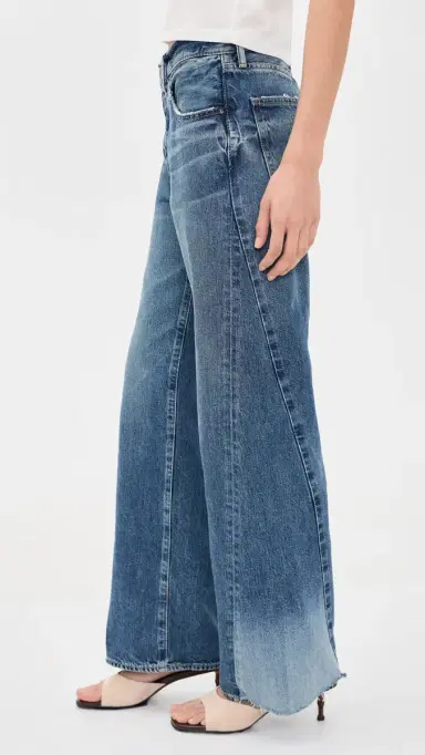 Moussy Vintage Panel Wide Jeans Blue | Thumbnail 4