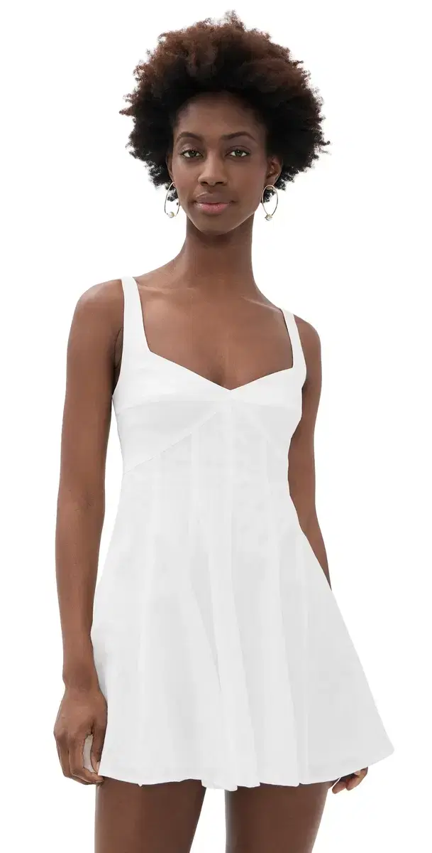 LoveShackFancy Nabi Dress White