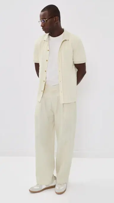 Taylor Stitch The Bywater Polo Natural Knit Stripe 42 | Thumbnail 5