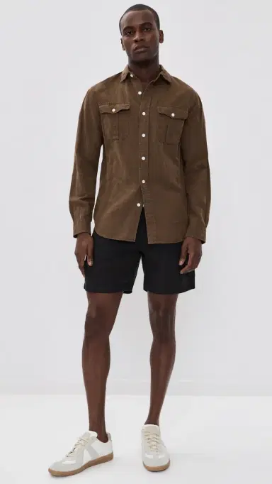 Taylor Stitch The Apres Shorts In Hemp 7 Coal Hemp | Thumbnail 5